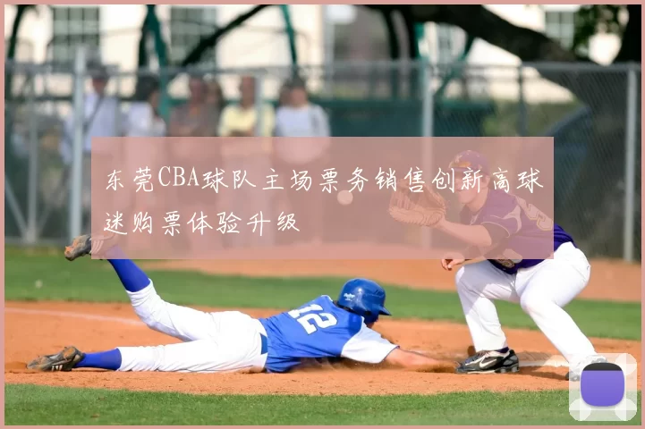 东莞CBA球队主场票务销售创新高球迷购票体验升级